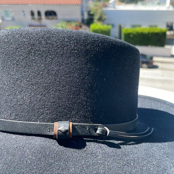 Renegade Headwear Packable Black Lite Felt Wool Hat - Picture 5 of 11